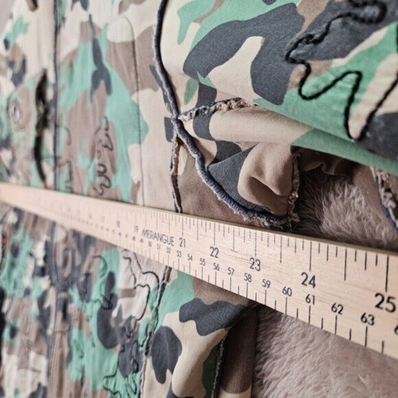 Y2K Triple Five Soul Camouflage Jacket Mens Size M Full Zip Long Sleeve 555 Soul - Picture 6 of 16